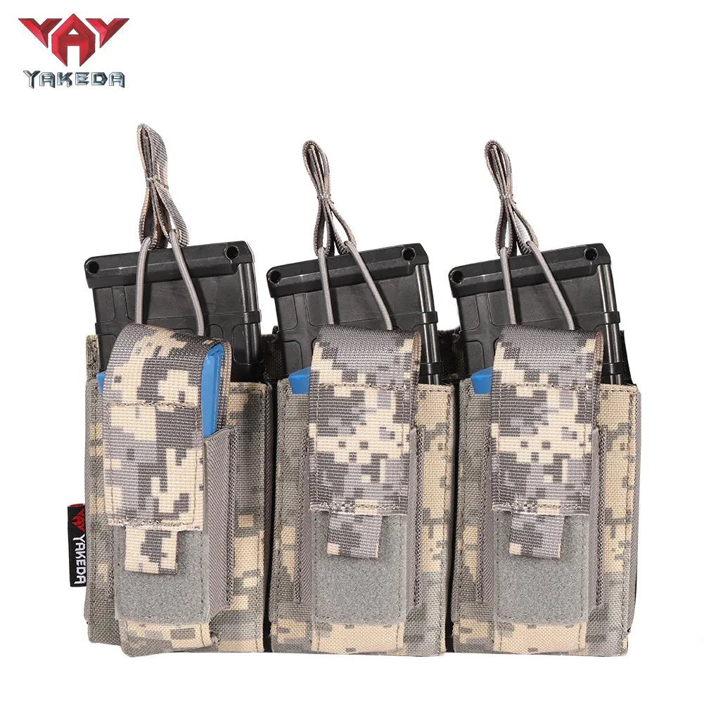 nylon Molle triple pistol ammunition bag other police hunting