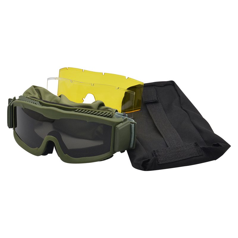 Goggles Paintball Set 3 Lentes Cortavientos