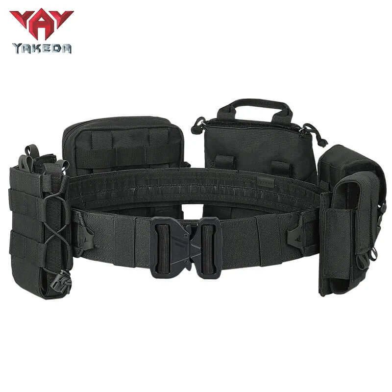 YD-2088 Tactical Belt Outdoor Patrol Multifunctional Eight-Piec