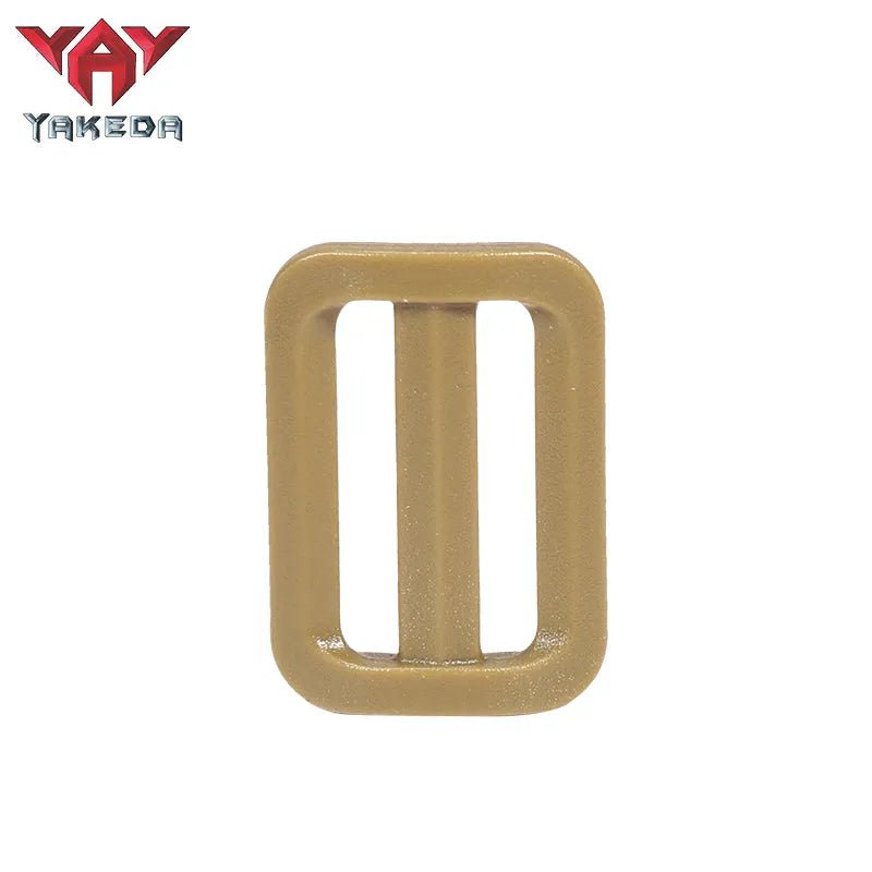 Plastic Non-Slip Day Buckle Three-Position Adjustable Buckle Thick Round Corner Pull Core Day-Shaped Buckle E Word Webbing Slip Buckle