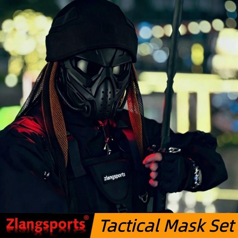 Máscara Táctica Headgear Full Face Set