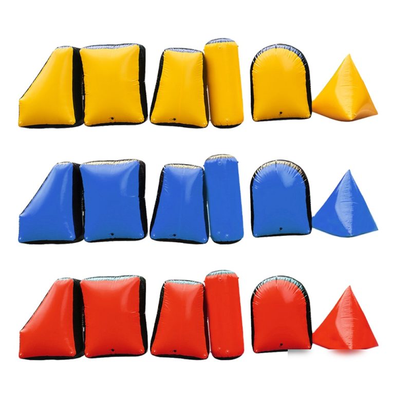 Pack 6 Bunkers Inflables Combate Custom Logo